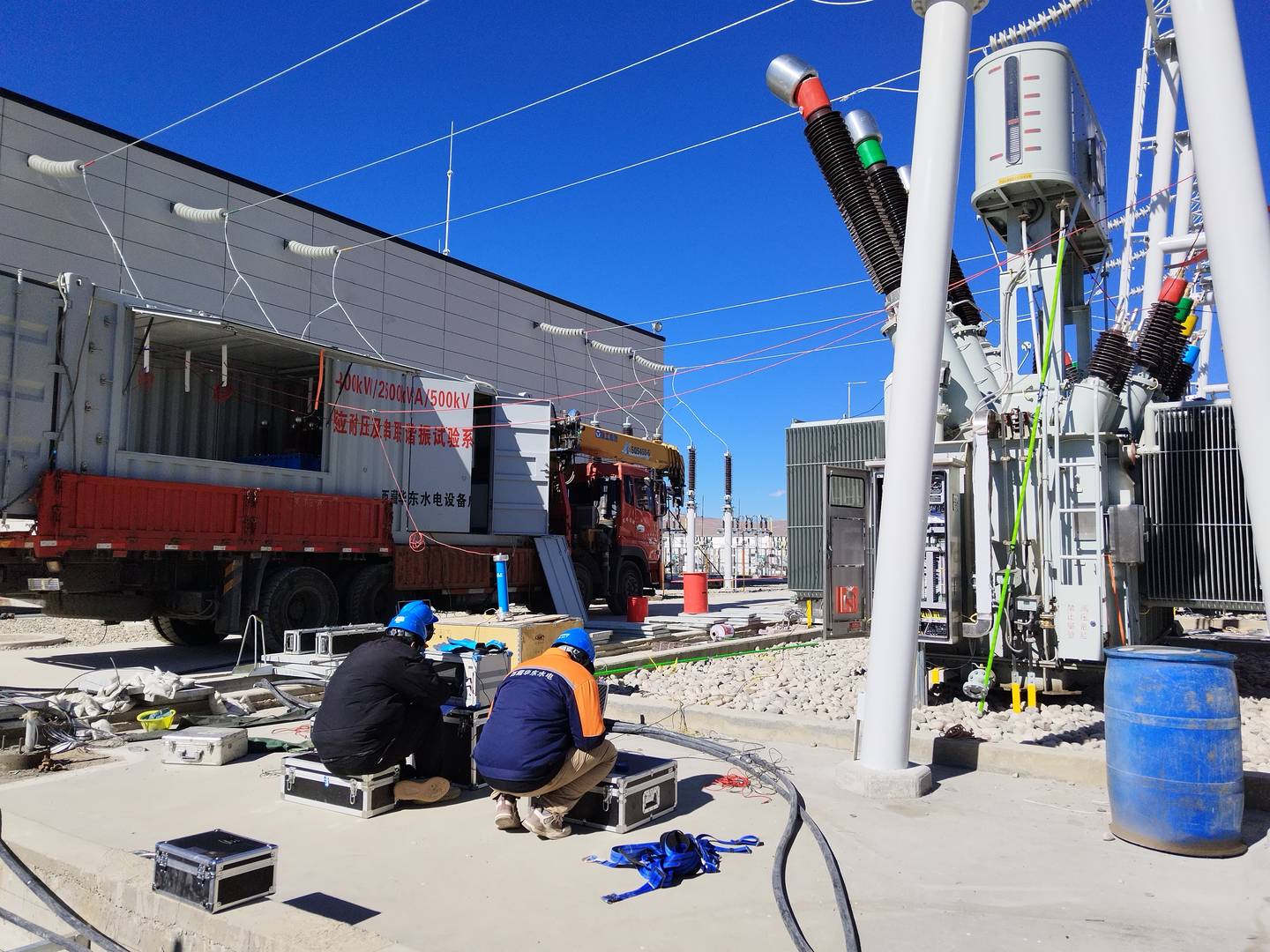 110kV帕里變電站主變長(zhǎng)時(shí)感應(yīng)耐壓帶局放試驗(yàn)