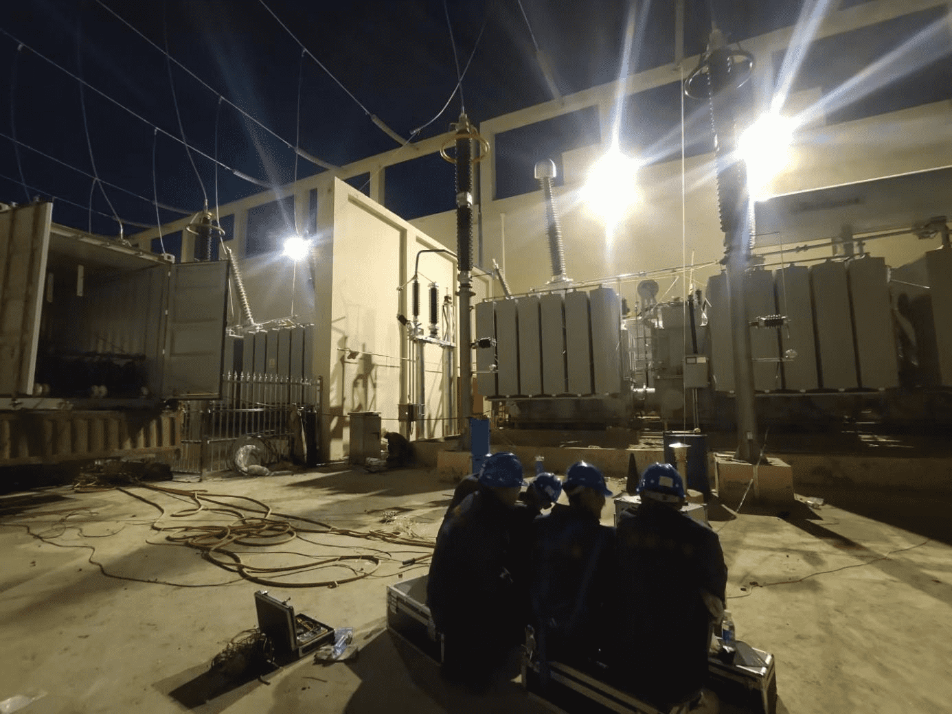 220kV驅(qū)龍變電站主變長(zhǎng)時(shí)感應(yīng)耐壓帶局放試驗(yàn)